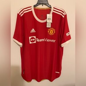 Mens Adidas Manchester United Short Sleeve/Football Jersey